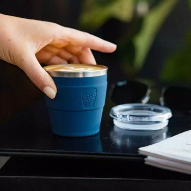 KeepCup PRESS FIT Thermal Quicksip 6oz/177ml Coffee Cup OXFORD BLUE